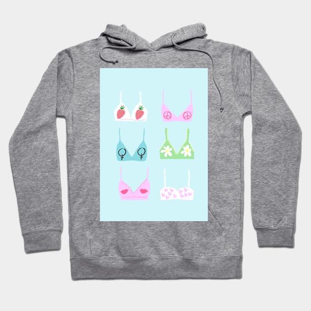 Grl Pwr Bralettes Hoodie by anneamanda